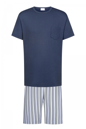 light stripes deep blue sky