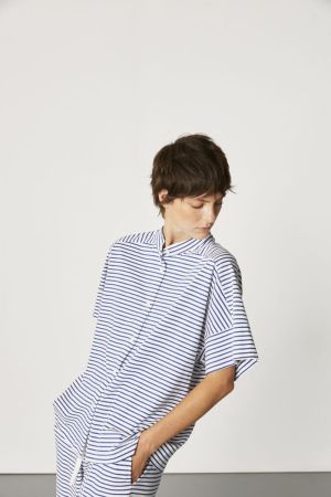 pyjama cobalt stripe