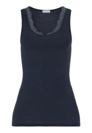 hemdje zijde blauw