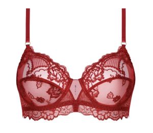 sublime en dentelle rood
